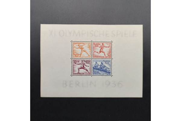 Aršík Německo, Reich, Mi.BL6 (SG MS613ab)(*)