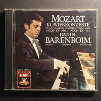 CD Wolfgang Amadeus Mozart – Piano Concertos No.20 in D minor, KV 466 & No.24 in C minor, KV 491, Použ.