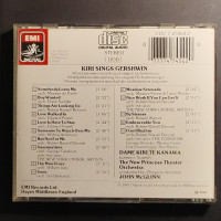 CD Dame Kiri Te Kanawa – Kiri Sings Gershwin, Použ.