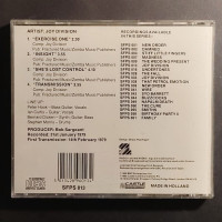 CD Joy Division – BBC Archives, Použ.