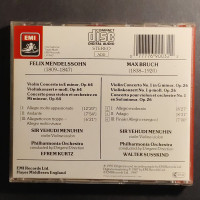 CD Yehudi Menuhin – Bruch & Mendelssohn: Violin Concertos, Použ.