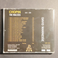 CD David Mannesse – Chopin: The Waltzes, Použ.