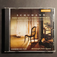CD Michelangelo Piano Quartet – Schumann: Piano Quintet, Op. 44 & Piano Quartet, Op. 47, Použ.