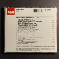 CD Maria Callas – Rarities, Použ.