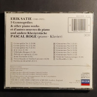 CD Pascal Rogé – Satie: 3 Gymnopédies & Other Piano Works, Použ.
