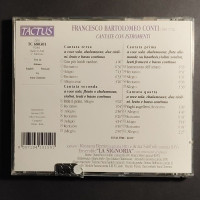 CD Francesco Bartolomeo Conti – Cantate con Istromenti, Použ.