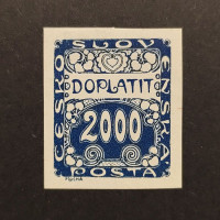 Známka ČSR, Pof.DL14*, 2000h