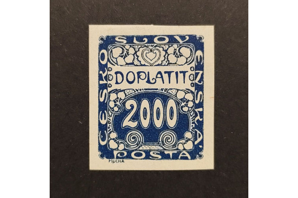 Známka ČSR, Pof.DL14*, 2000h