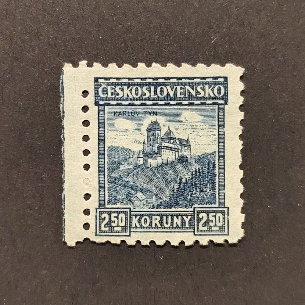 Sello Checoslovaquia, Pof.215 (Mi. 252), MNH, 2,50 Kč