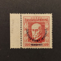 Známka ČSR, Pof.181*, P7, 100h