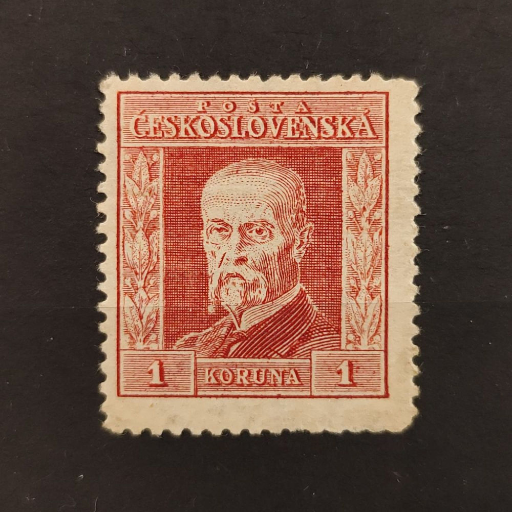 Selo Tchecoslováquia, Pof.190 (Mi. 224), MH, 1 Kč