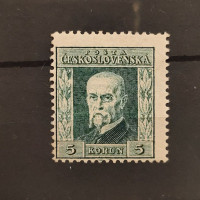 Známka ČSR, Pof.193*, P7, I. typ, 5 Kč