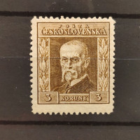 Známka ČSR, Pof.192*, P8, I. typ, 3 Kč