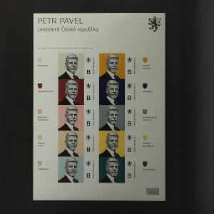 Výplatní známky - prezident Petr Pavel