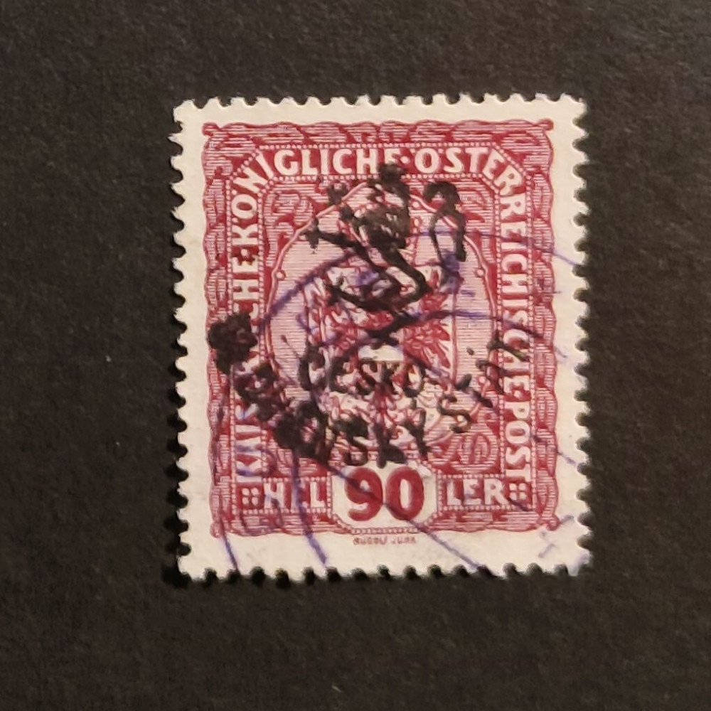 Známka ČSR, 90h, Pof.RV98#, Hornerův přetisk 