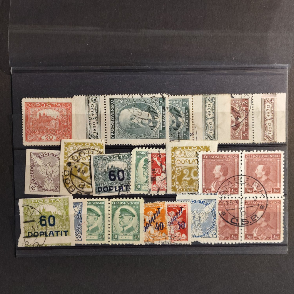 Sestava známek ČSR lot-11446#