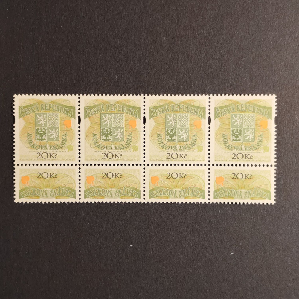 Block Tschechische Republik, 4x20 Kč, ** 