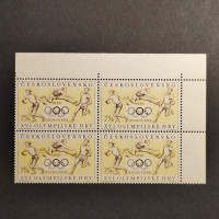 Viererblock Tschechoslowakie, 75h, Mi.967** 