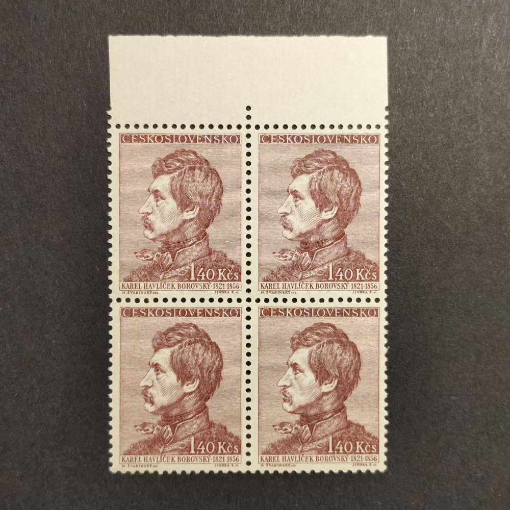 Bloque de cuatro Checoslovaquia, 1,40Kčs, Mi.978, MNH** 