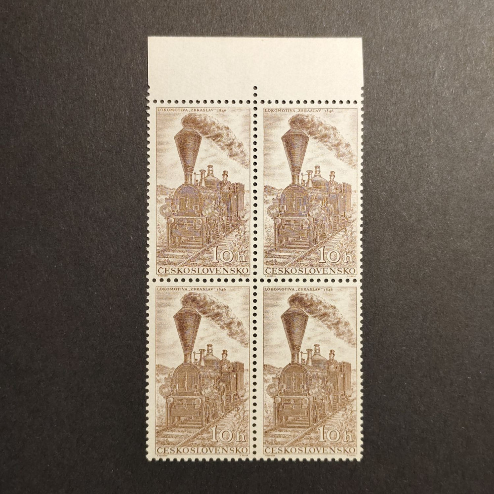 Bloque de cuatro Checoslovaquia, 10h, Mi.988, MNH** 