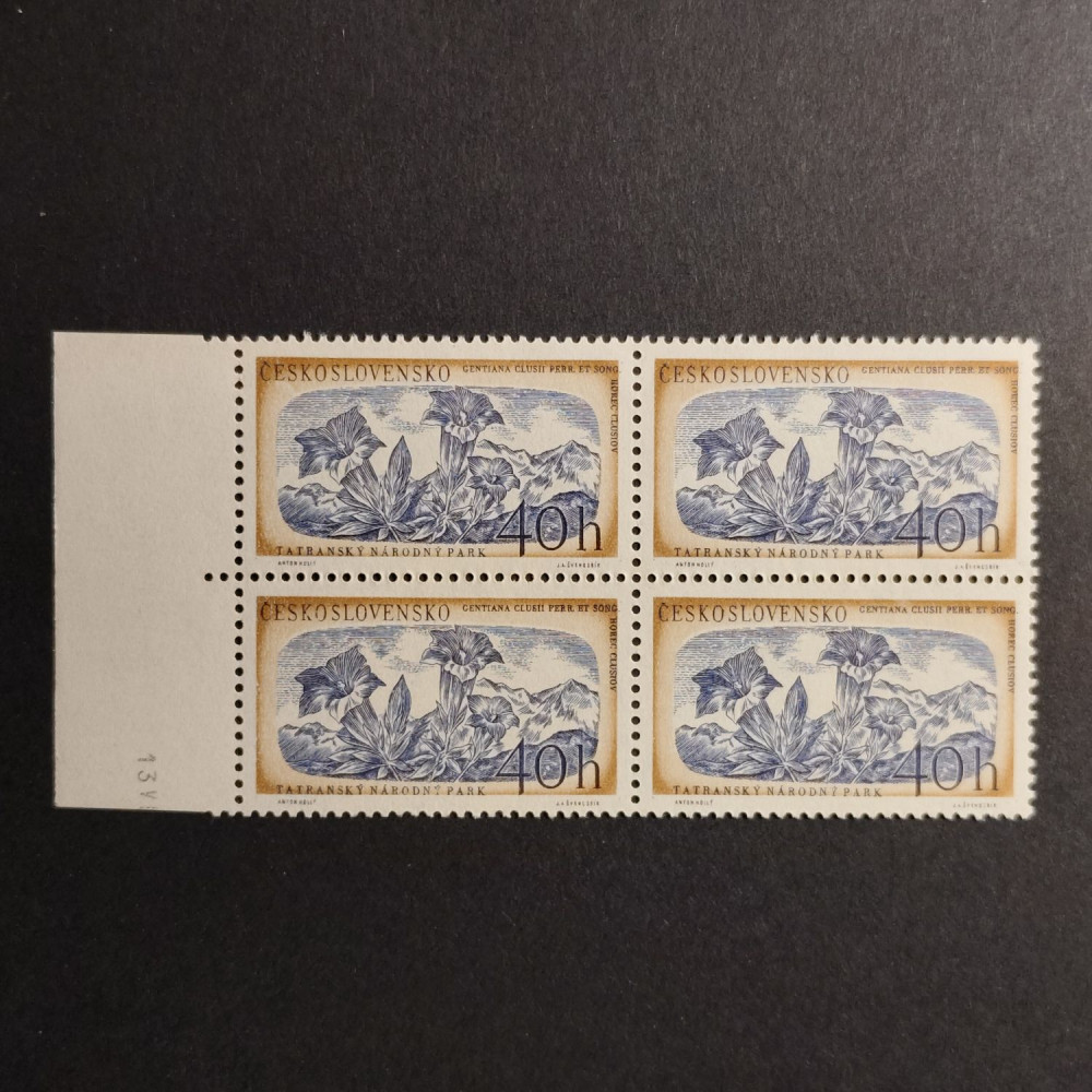 Quadra Tchecoslováquia, 40h, Mi.1037, MNH** 