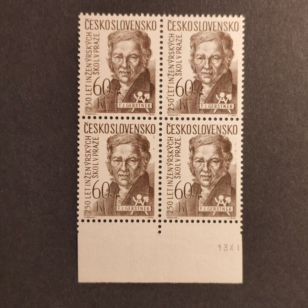 Viererblock Tschechoslowakie, 60h, Mi.1025** 
