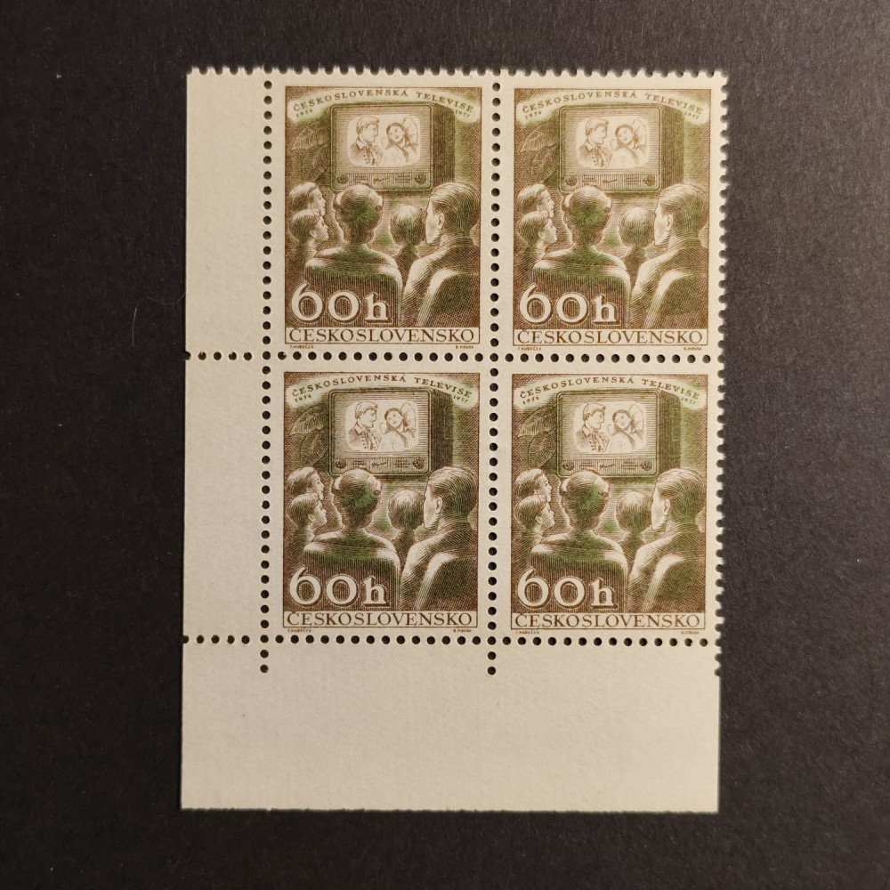 Block of four Czechoslovakia, 60h, Mi.1045, MNH** 