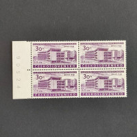 Block of four Czechoslovakia, 30h, Mi.1097, MNH** 