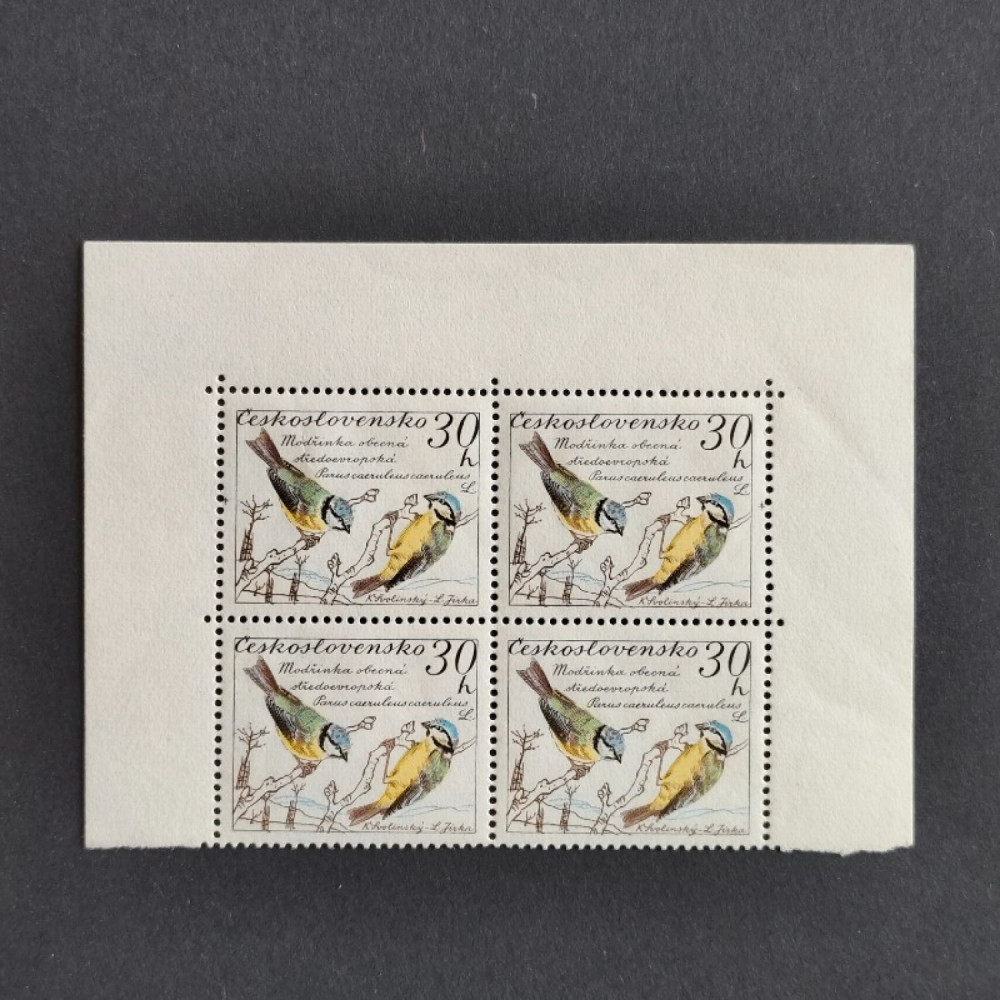 Bloque de cuatro Checoslovaquia, 30h, Mi.1164, MNH** 
