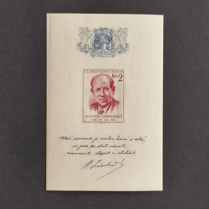 70. narozeníny A. Zápotockého - aršík