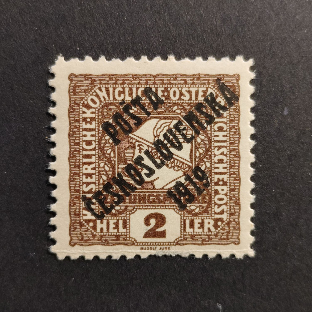 Briefmarke Tschechoslowakie PČ 1919 , 2h, Mi.99* 
