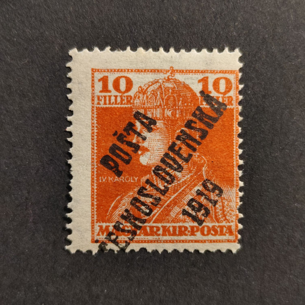 Selo Tchecoslováquia PČ 1919 , 10f, Mi.138, MH* 
