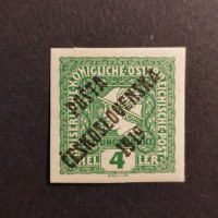Známka ČSR PČ 1919 , 4h, Pof.61*, I. typ přetisku 