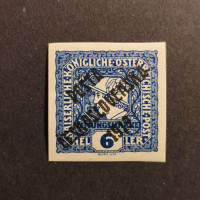 Známka ČSR PČ 1919 , 6h, Pof.62*, II. typ přetisku 