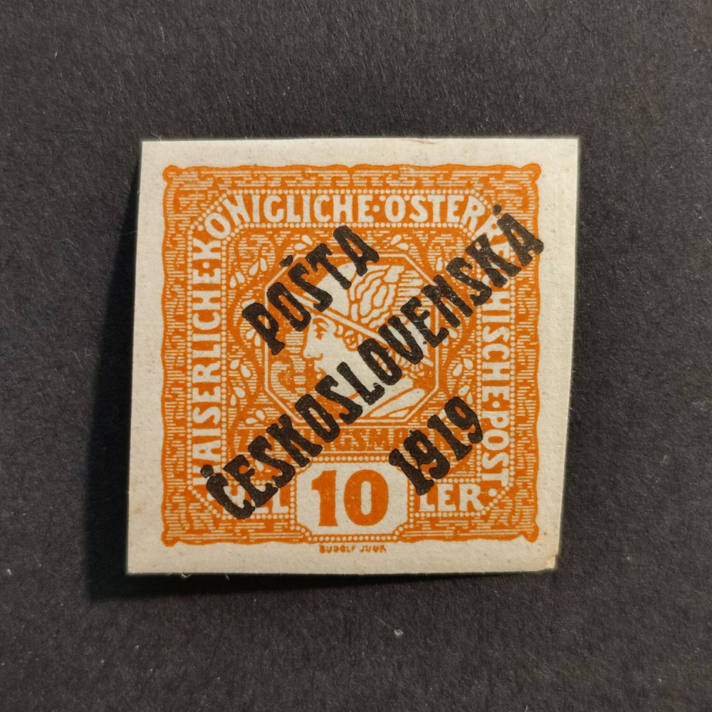 Selo Tchecoslováquia PČ 1919 , 10h, Mi.102, MH* 