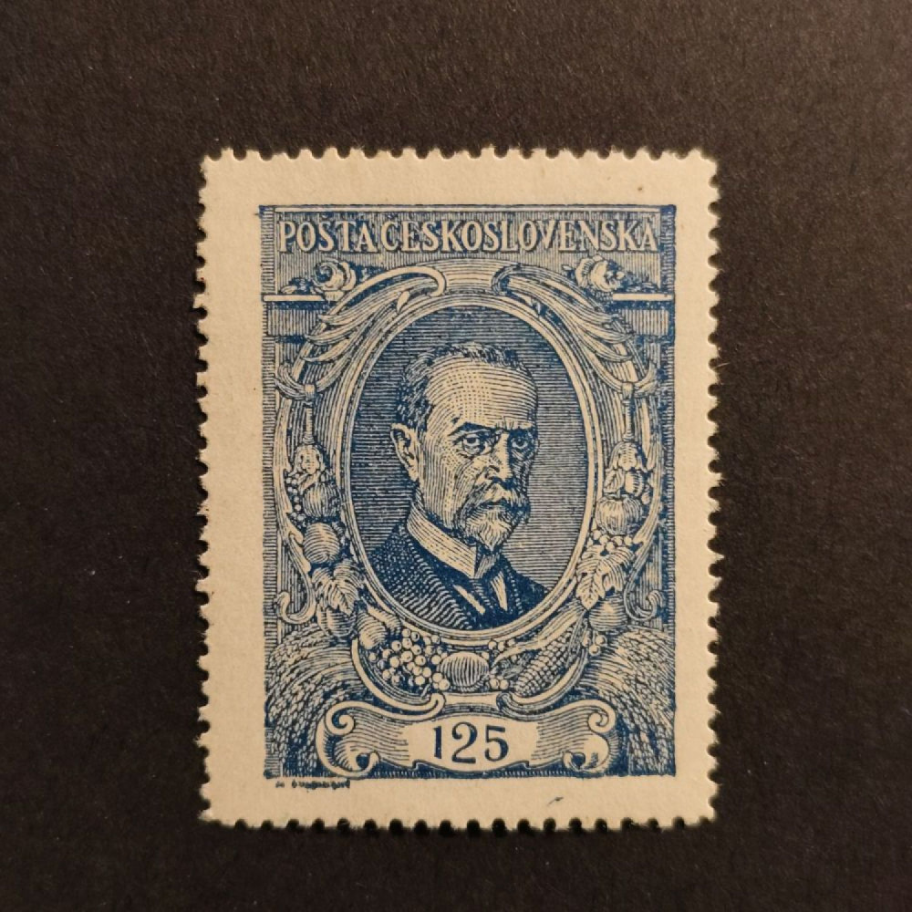 Sello Checoslovaquia, 125h, Mi.161, MH* 