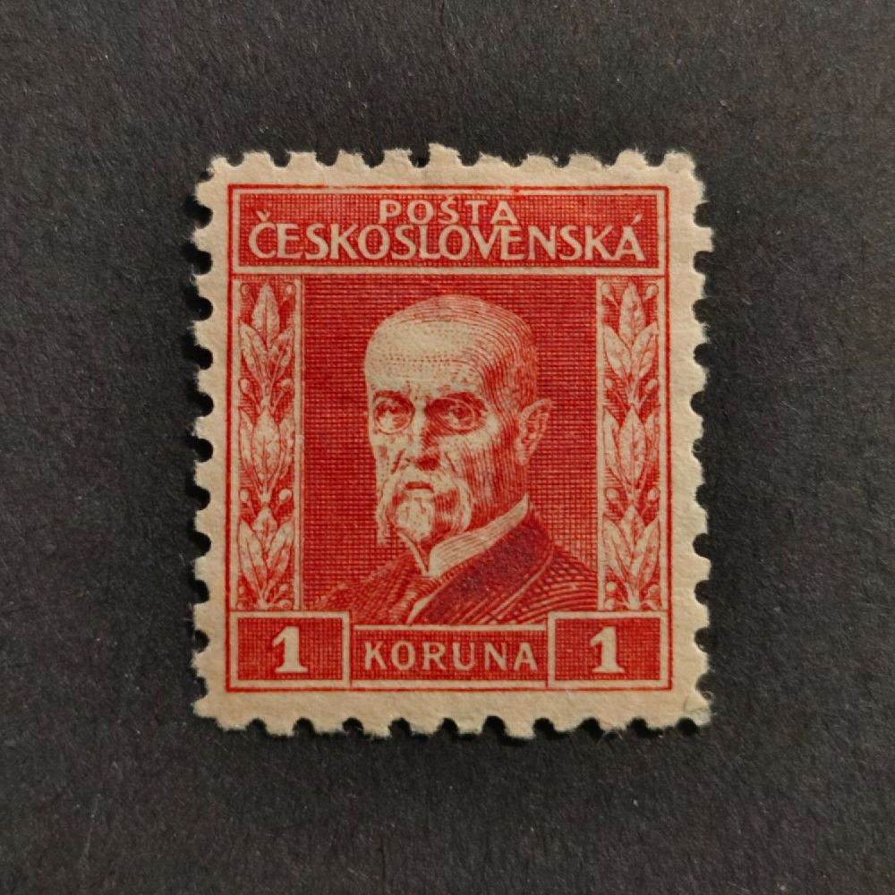 Sello Checoslovaquia, 1 Kč, Mi.234, MH* 
