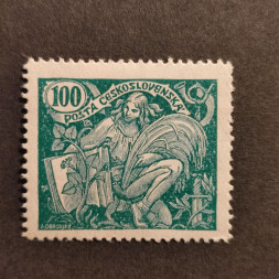 Briefmarke Tschechoslowakie, 100h, Mi.183* 