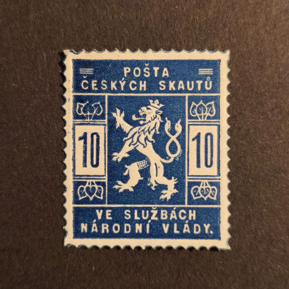 Briefmarke Tschechoslowakie, 10h, Mi.I** 