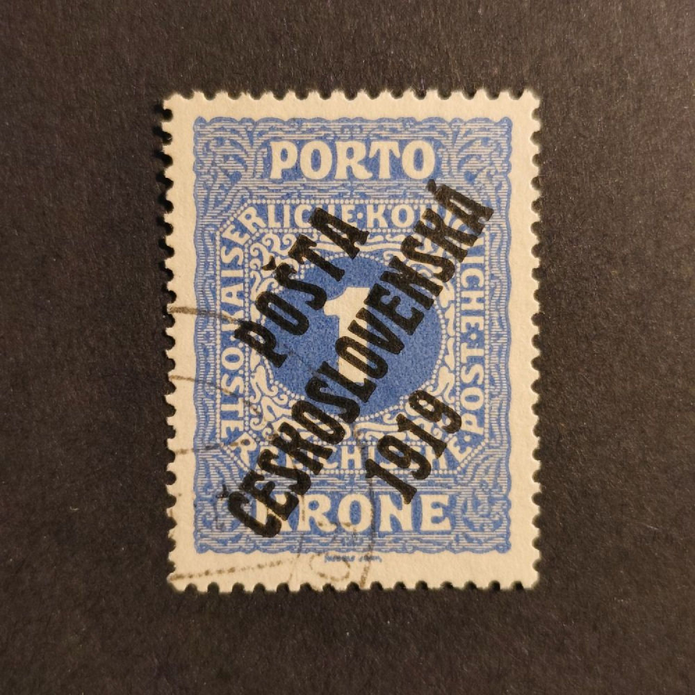 Briefmarke Tschechoslowakie PČ 1919 , 1K, Mi.89# 