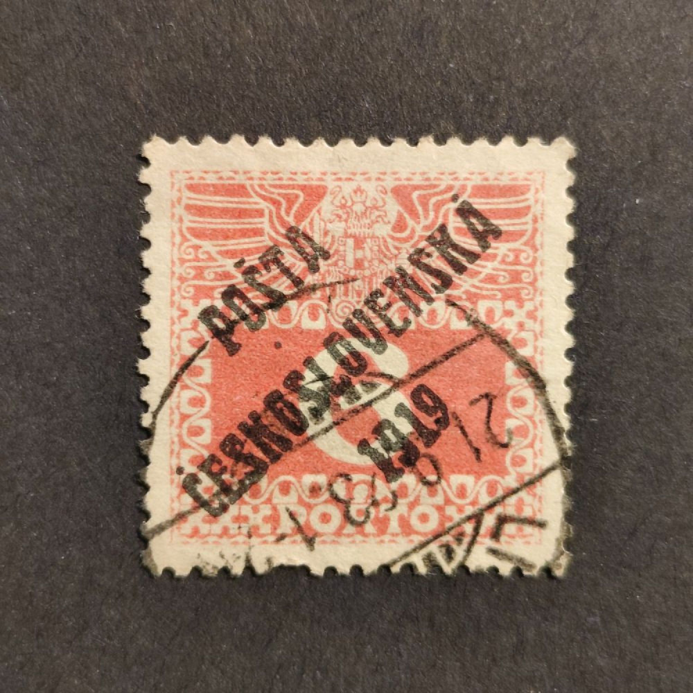 Briefmarke Tschechoslowakie PČ 1919 , 6h, Mi.76# 