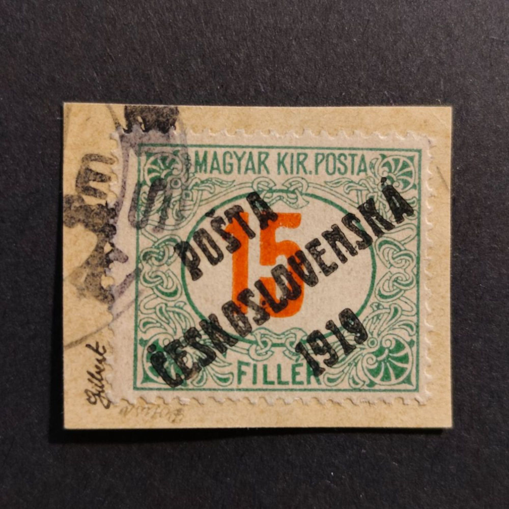 Abschnitt Tschechoslowakie PČ 1919 , 15f, Mi.156# 