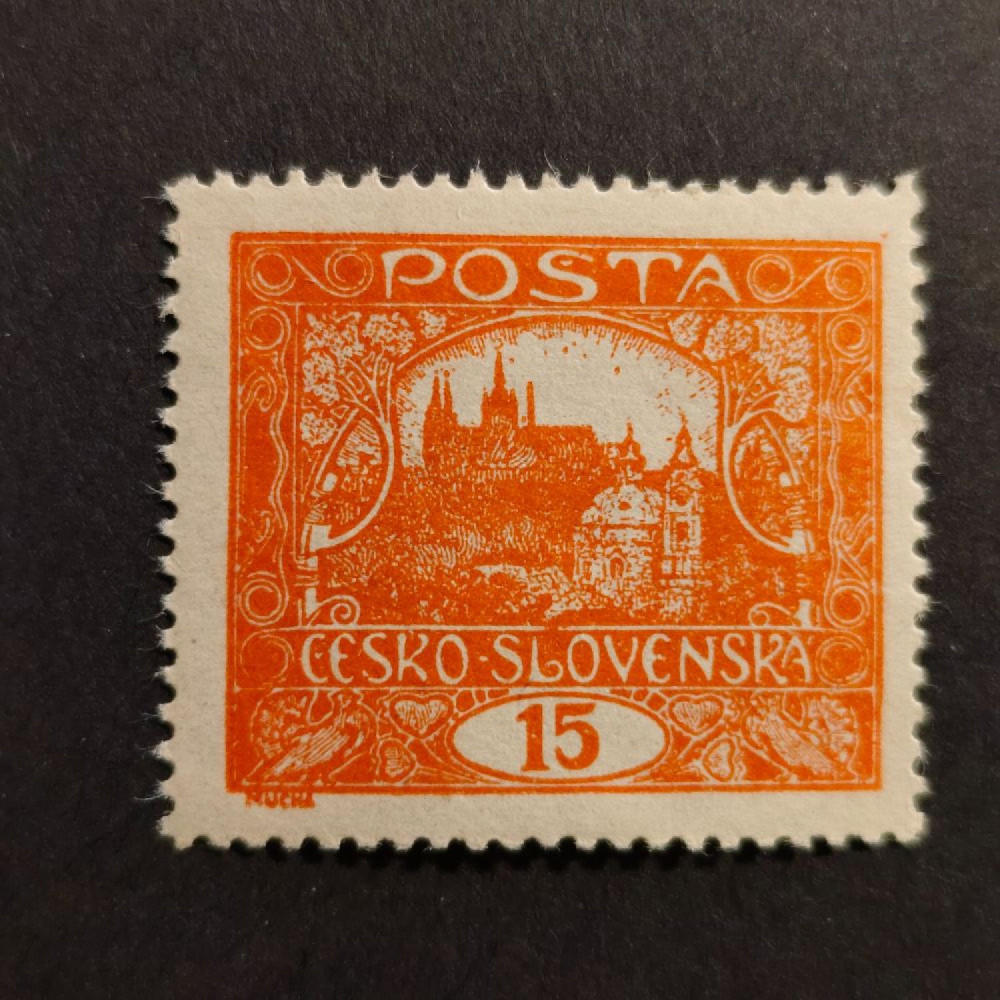 Briefmarke Tschechoslowakie, 15h, Mi.26D** 