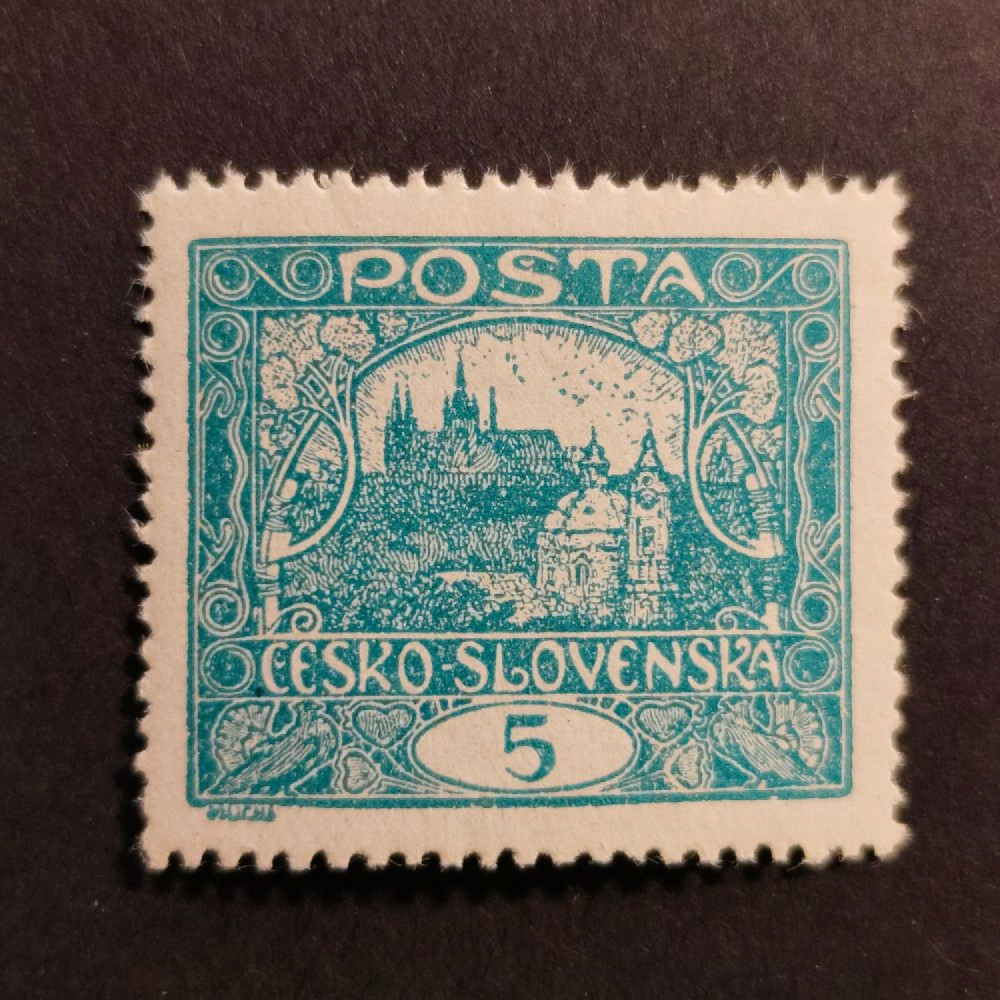 Sello Checoslovaquia, 5h, Mi.24Da, MNH** 