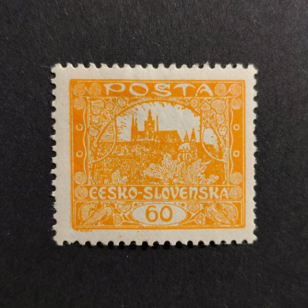 Briefmarke Tschechoslowakie, 60h, Mi.20B* 