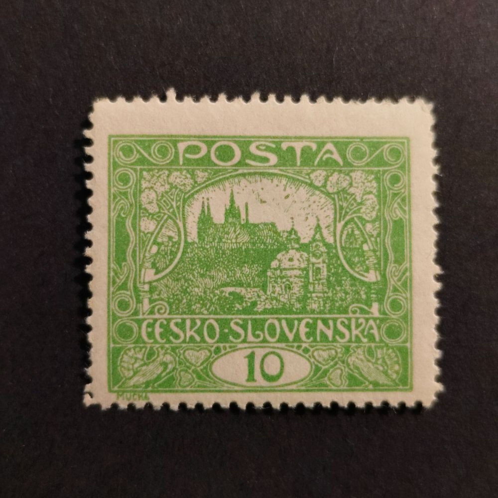 Briefmarke Tschechoslowakie, 10h, Mi.25C** 