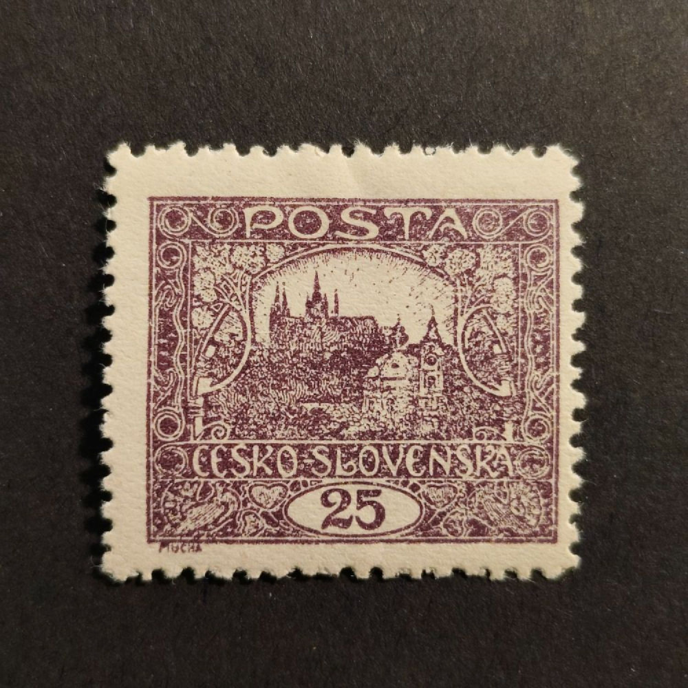 Briefmarke Tschechoslowakie, 25H, * 