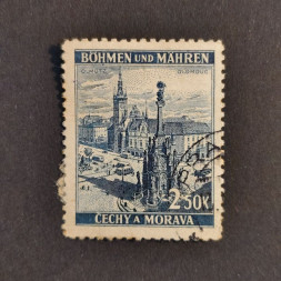Známka Protektorát Čechy a Morava, 2.50K, Pof.35# 