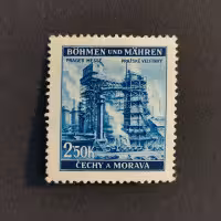 Známka Protektorát Čechy a Morava, 2.50K, Pof.67* 