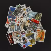 Satz von 50 zufälligen Briefmarken Britain
